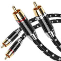 TODN Auidophile 2RCA Male to Male Stereo Audio Cable, OFC RCA Cables
