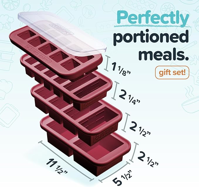 Souper Cubes Silicone Freezer Molds Gift Set