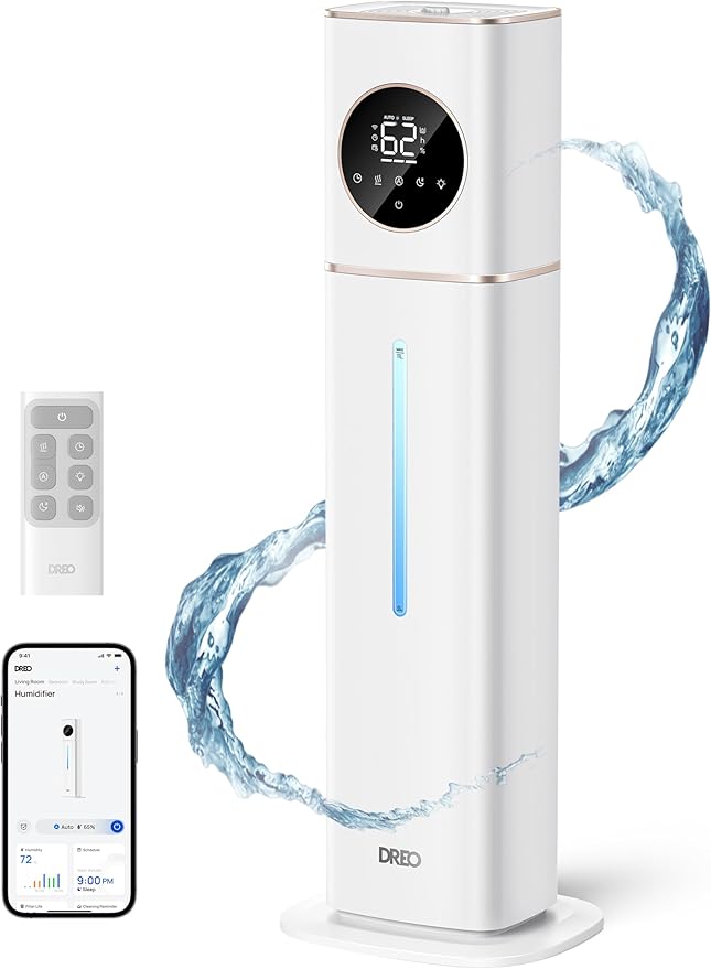 DREO HM735S 11L Smart Humidifier Large Room 700 ft², 100H Cool Mist Air