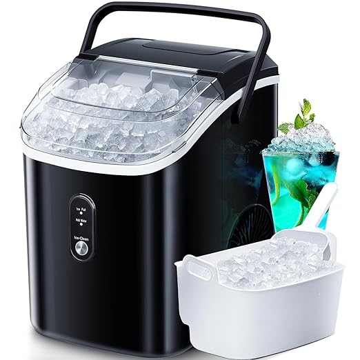 Antarctic Star Nugget Ice Maker Countertop, Chewable Pellet Ice Machine