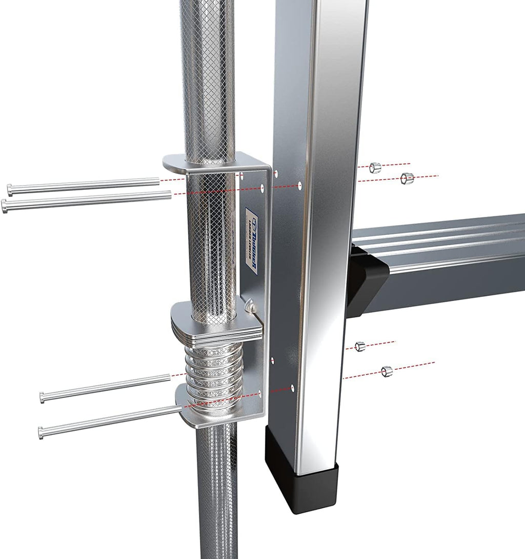ladder leveler pair,ladder accessories tools working on stairs showing dimensions