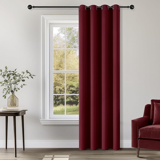 ChrisDowa Blackout Curtains 102 Inches Long