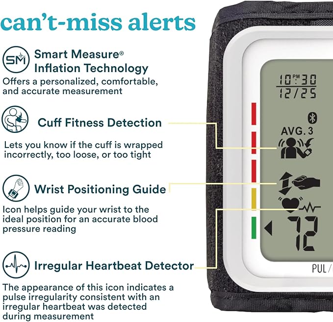 Homedics 700 Series Wrist Cuff Blood Pressure Monitor