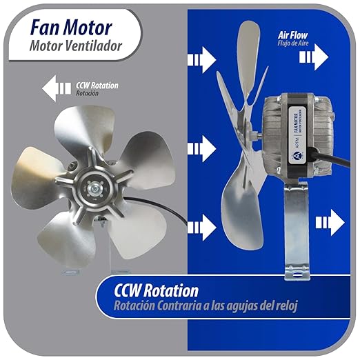 Appli Parts APFM-102E 10W refrigeration condenser and evaporator motor 220V