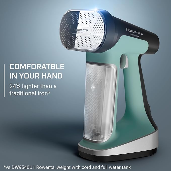 Rowenta Handheld Steamer for Clothes, Pure Force 2in1 Steamer & Iron,
