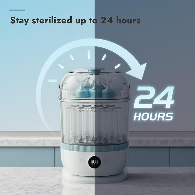 Papablic Bottle Sterilizer and Dryer Pro Max, 13 Bottles Extra-Large Capacity