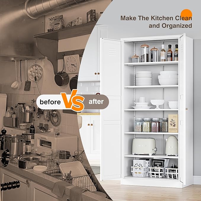 Yizosh Metal Storage Cabinet