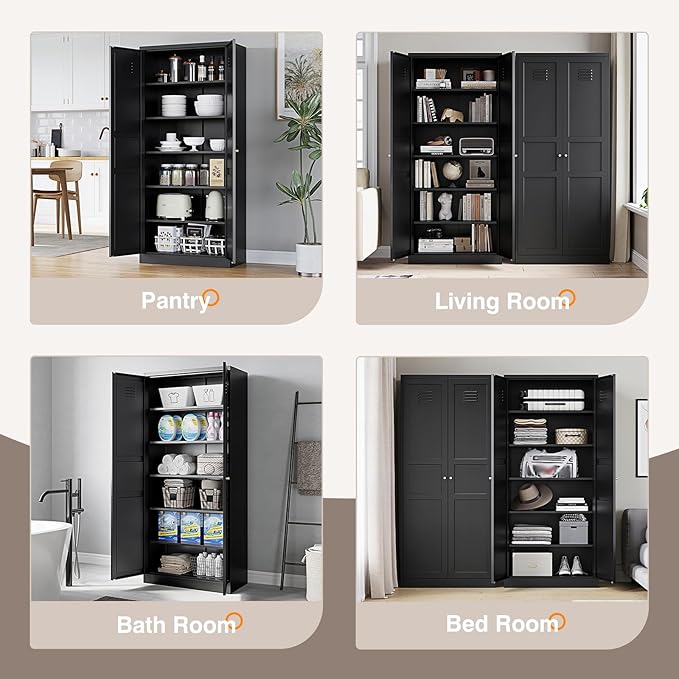 Yizosh Metal Storage Cabinet