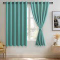 JIUZHEN Turquoise Blackout Curtains