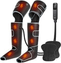 CINCOM Leg Massager with Heat and Compression, 3-in-1 Foot Calf & Thigh Massager
