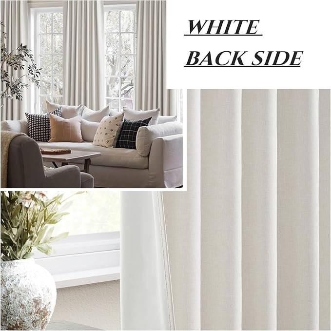 100 Percent Blackout Sliding Glass Door Curtains 120 Inches Long 2 Panels