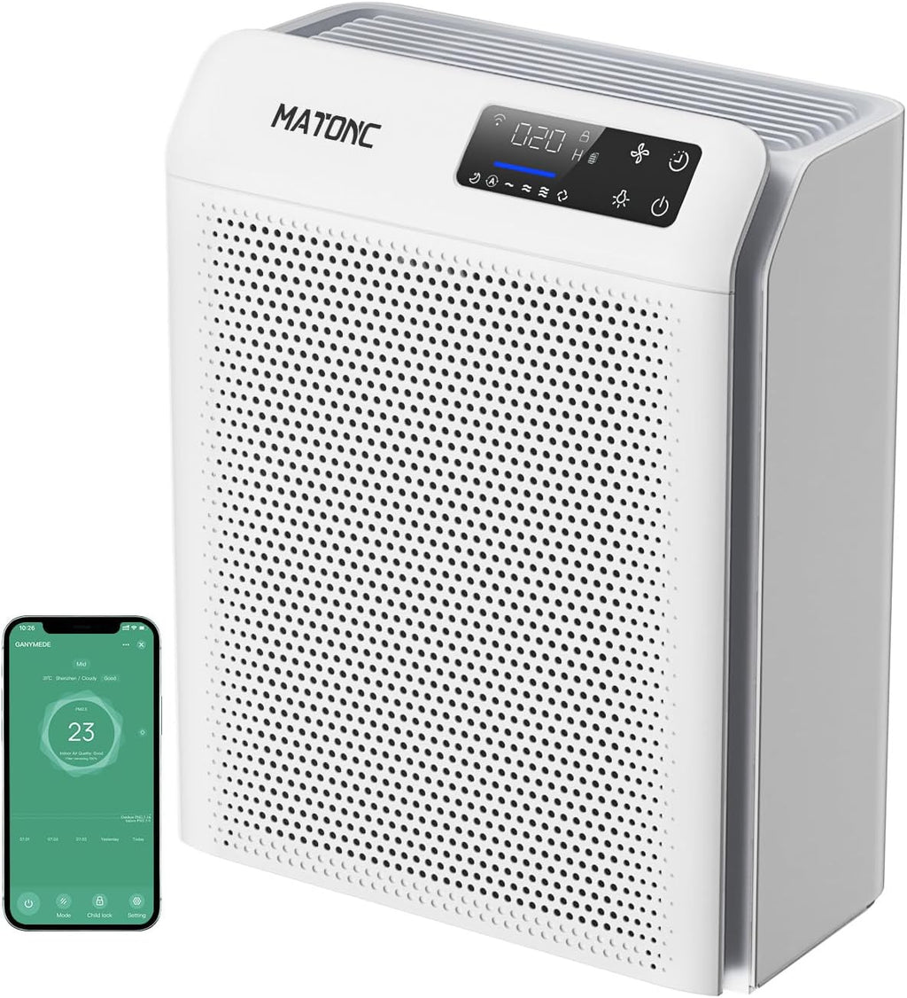 Air Purifier for Home Bedroom Large Rooms Up to 3500 ft², Smart APP Control