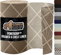GORILLA GRIP powerGRIP Drawer Shelf and Cabinet Liner, Thick Strong Hold