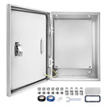 Outdoor Electrical Box 24 x 16 x 12''D NEMA 4X Enclosure Steel Box, Waterproof