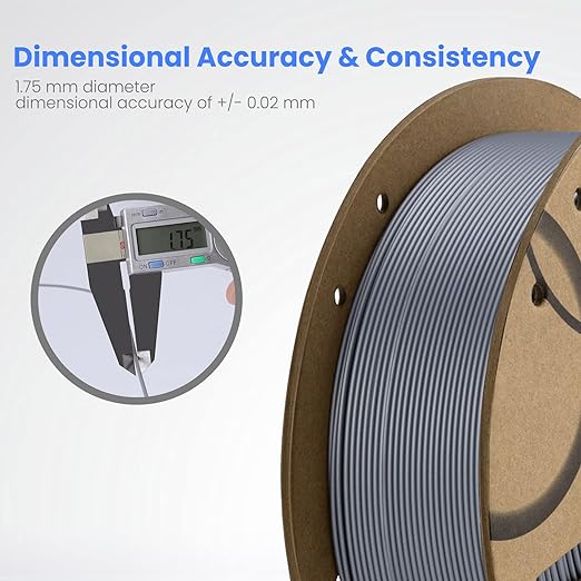 ELEGOO PLA Filament Bundle 10KG, 1.75mm 3D Printer Filament Dimensional