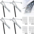 Amylove 2 Pcs Dual Spring Automatic Roof Vent Opener Greenhouse Accessories