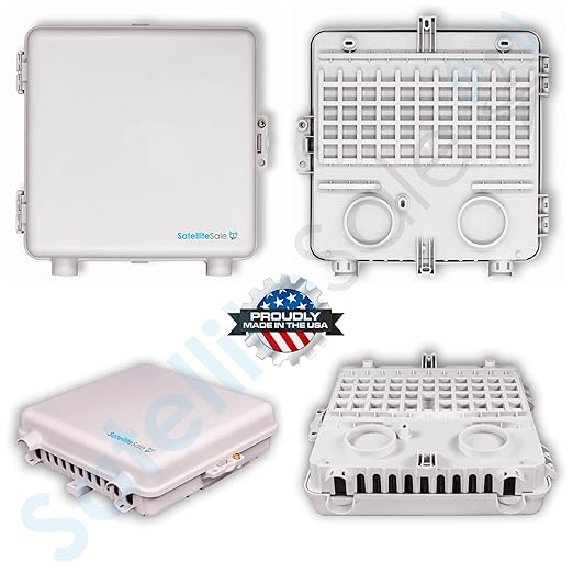 SatelliteSale Weatherproof Junction Box Heavy Duty Enclosure 12x12x3 Inches