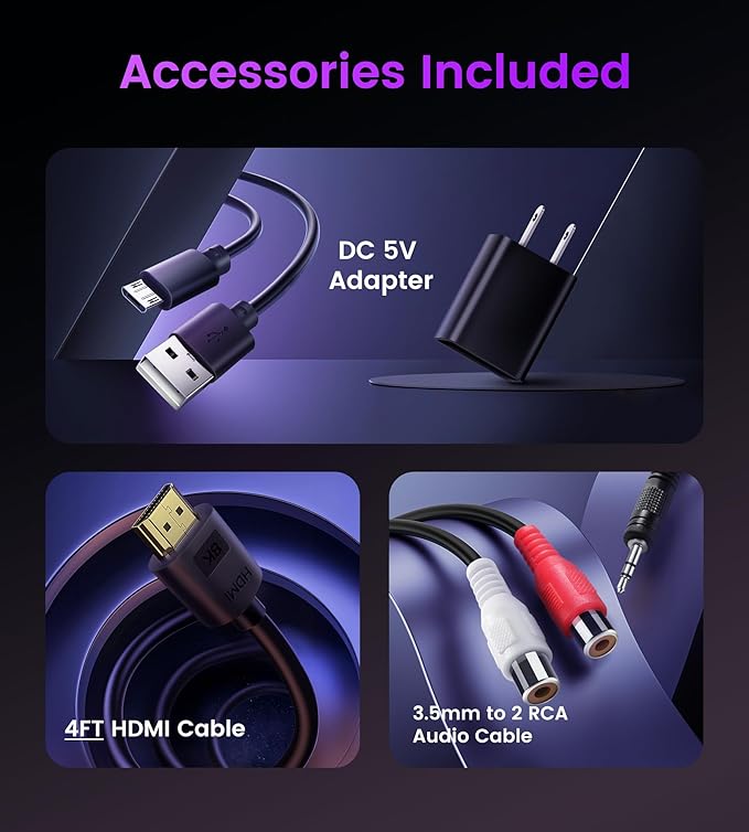 avedio links HDMI ARC/eARC Audio Extractor Converter 8K@60Hz 4K@120Hz, HDMI to