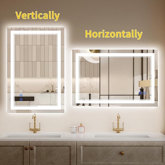 32"x36" LED Bathroom Mirror