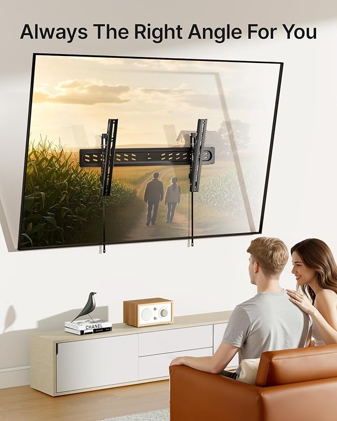 monTEK Ultra Slim Tilting TV Wall Mount Bracket