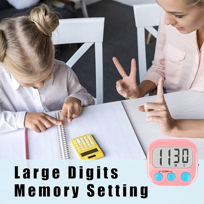 Classroom Timers for Teachers Kids Large Magnetic Digital Timer Teacher (24 Pack)