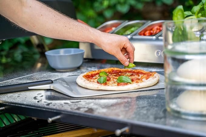 ooni 14” Metal Pizza Peel – Metal Pizza Peel 14 Inch, Pizza Spatula Paddle