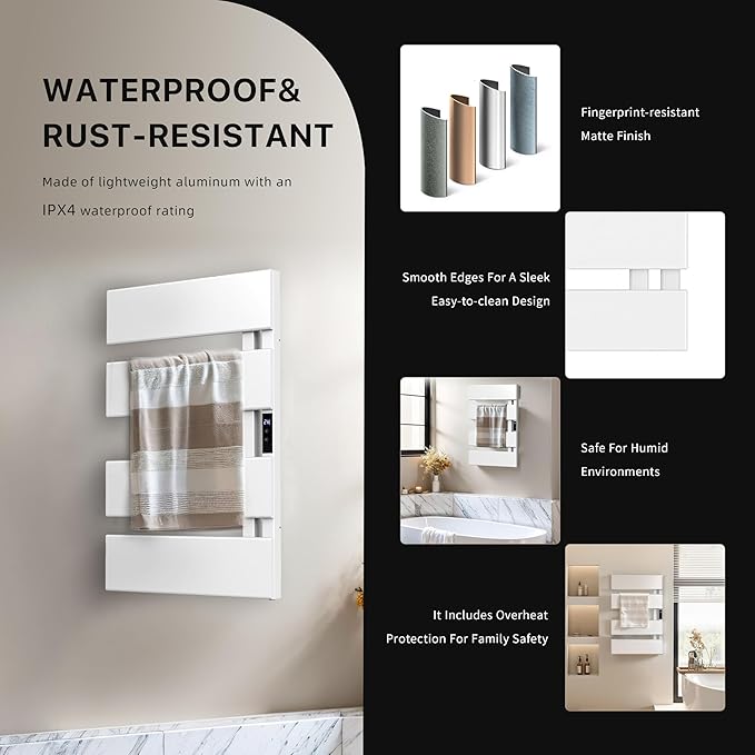 Electric Heated Towel Warmer Rack