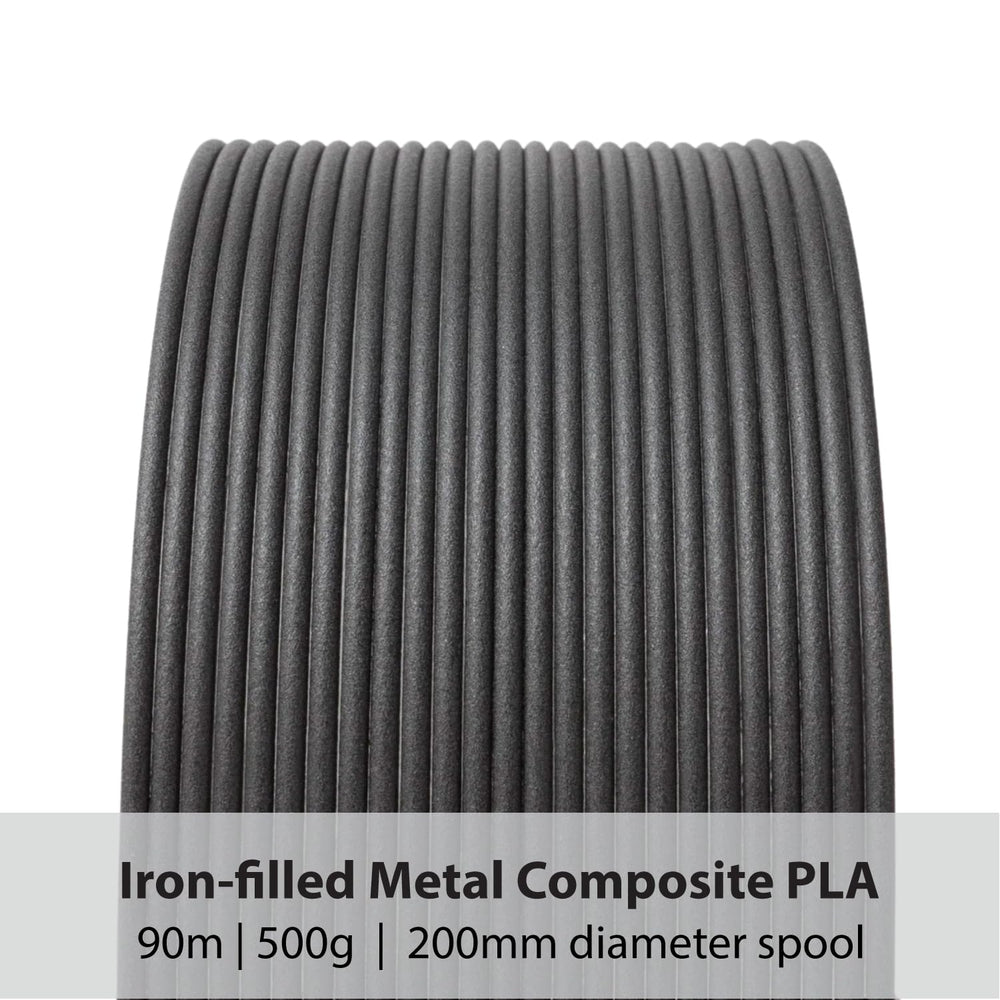 Protopasta Ferromagnetic Iron PLA 3D Printer Filament | ProtoPlant Metal-Fill...