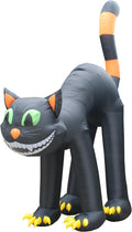 20 FT Huge Lighted Halloween Inflatable Black Cat