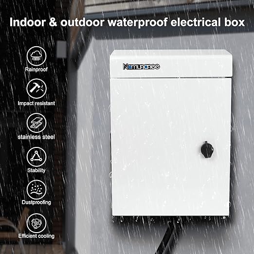 Outdoor Electrical Box, Cold-Rolled Steel Plate, Aluminum Alloy Back Beam