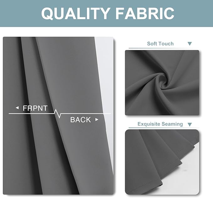 ChrisDowa Blackout Curtains 78 inches Long