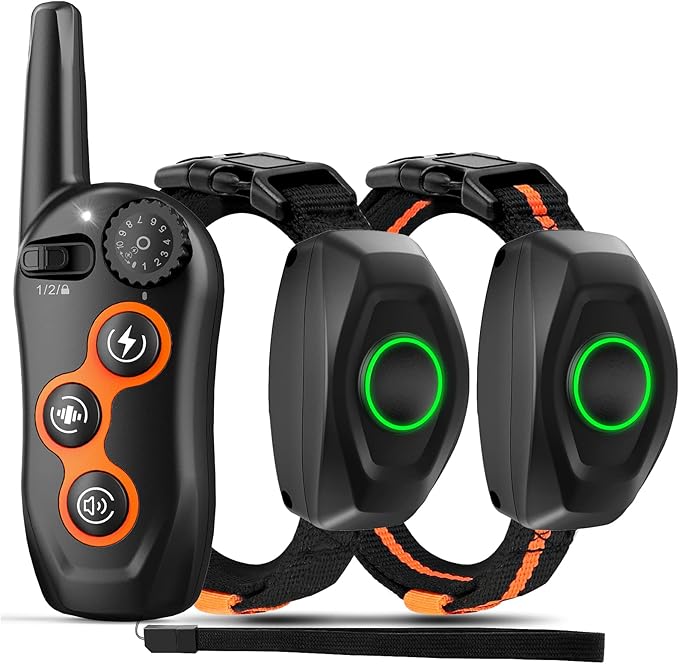 Dog Training Collar, IPX7 Waterproof Dog Shock Collar