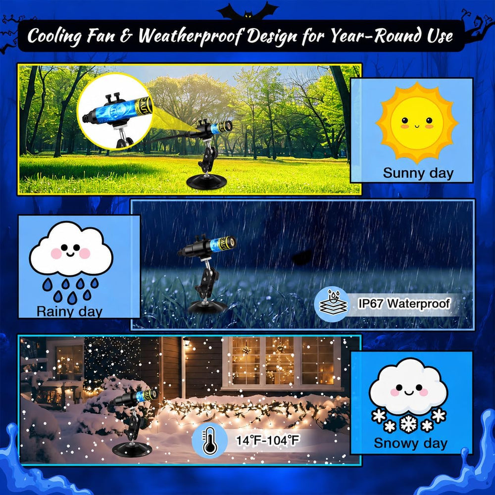 Blue Laser Line Projector for Halloween Swamp Party Decoration