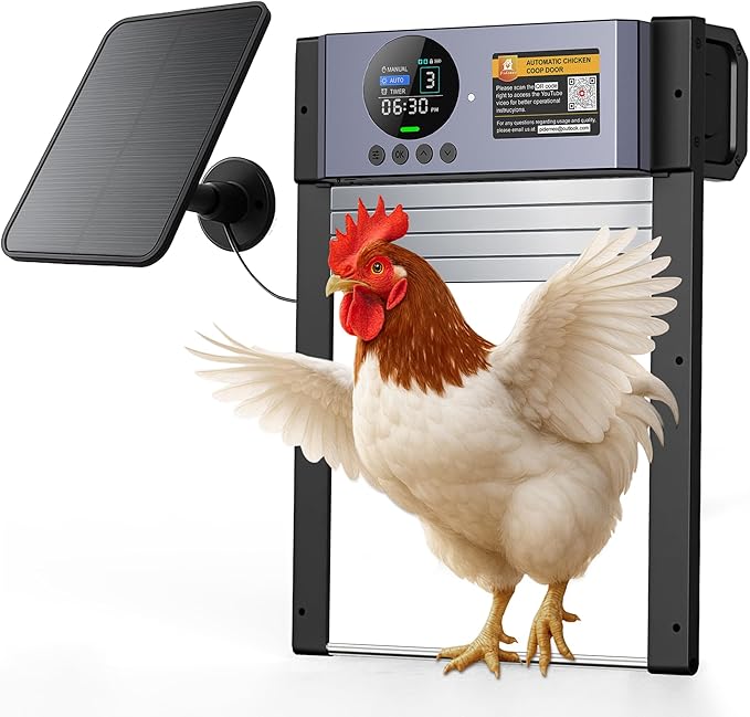 Automatic Chicken Coop Door – Solar Powered Auto Chicken Door
