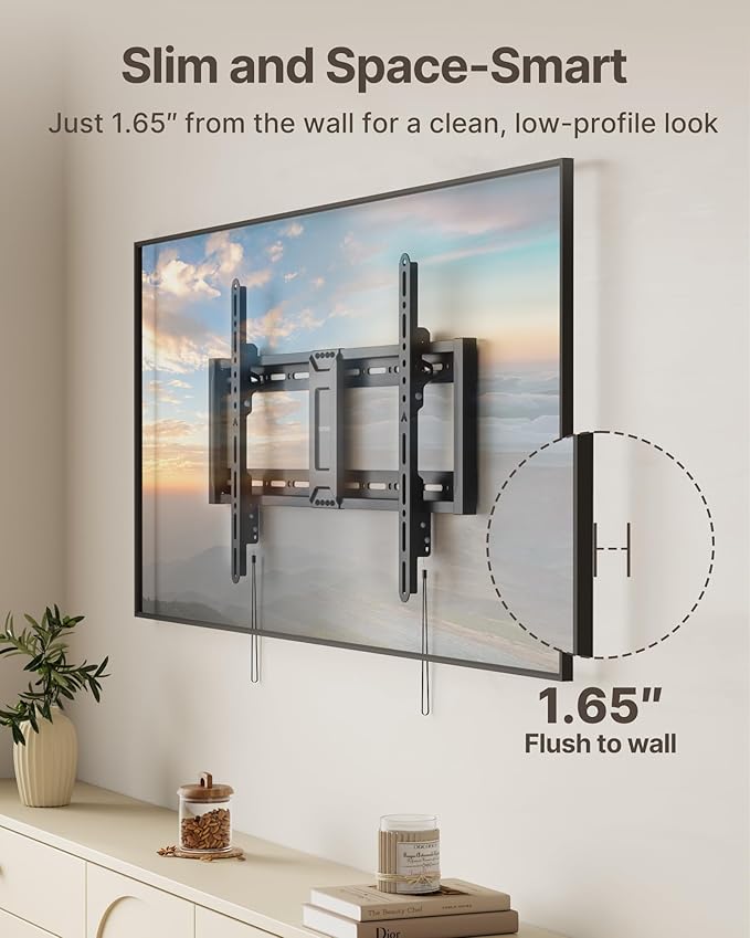 monTEK Heavy Duty Tilting TV Wall Mount