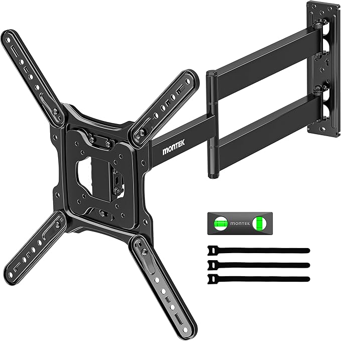 monTEK Long Arm TV Wall Mount for Most 23-65 Inch TVs, 29 Inch Long Extension