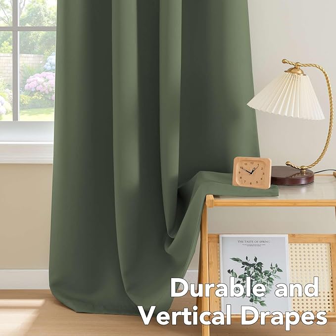 H.VERSAILTEX Ultra Soft Microfiber Thermal Insulated Antique Copper Grommet (Set of 2)