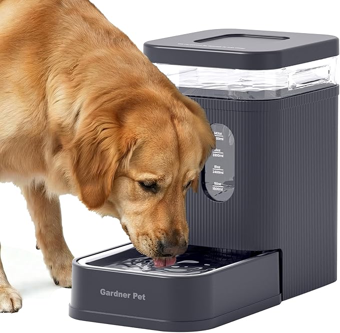 Gardner Pet 1.7 Gallon Automatic Dog Water Bowl Dispenser 6.5L Gravity Water