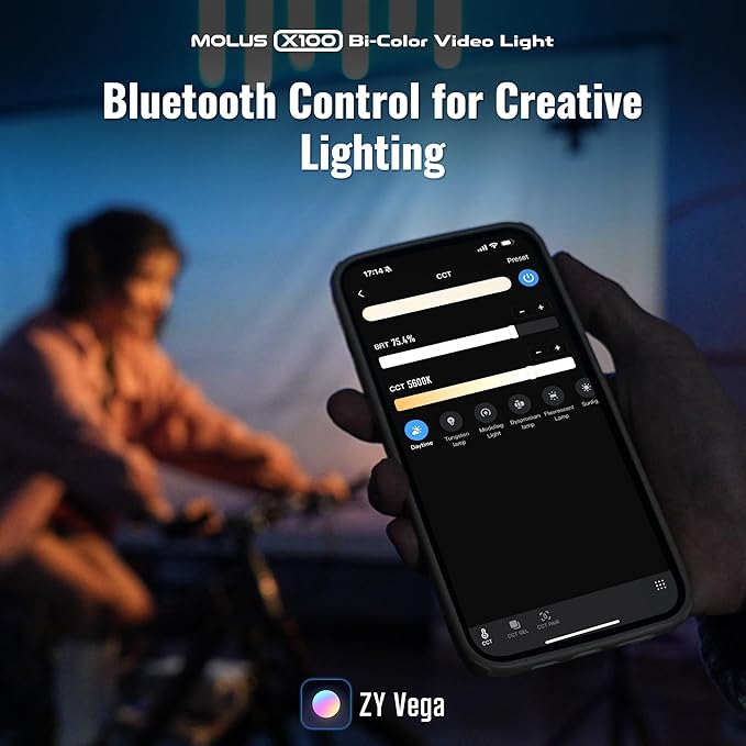 ZHIYUN MOLUS X100 Bi-color Combo 100W Video Light V2 Upgraded Version