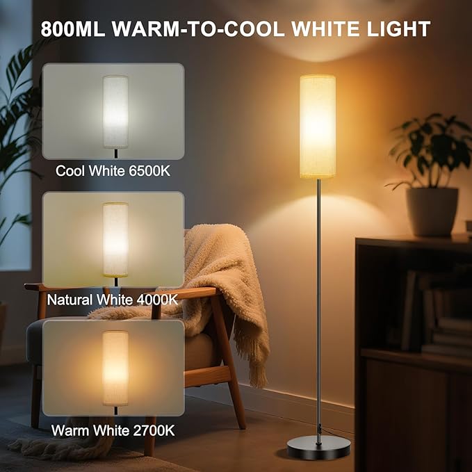 FRIDEKO HOME 2 Pack Floor Lamps