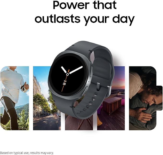 Samsung Galaxy Watch 8 40mm Bluetooth Smartwatch, Cushion Design, Fitness