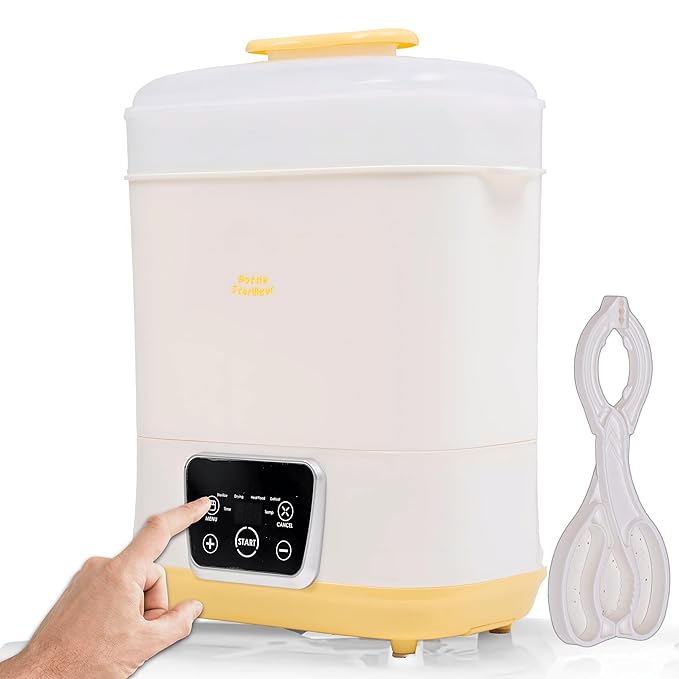 6-in-1 Electric Bottle Sterilizer and Dryer, Use as Baby Bottle Warmer