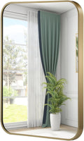Gold Mirror, 24x32 Inch Framed Rectangle Mirror