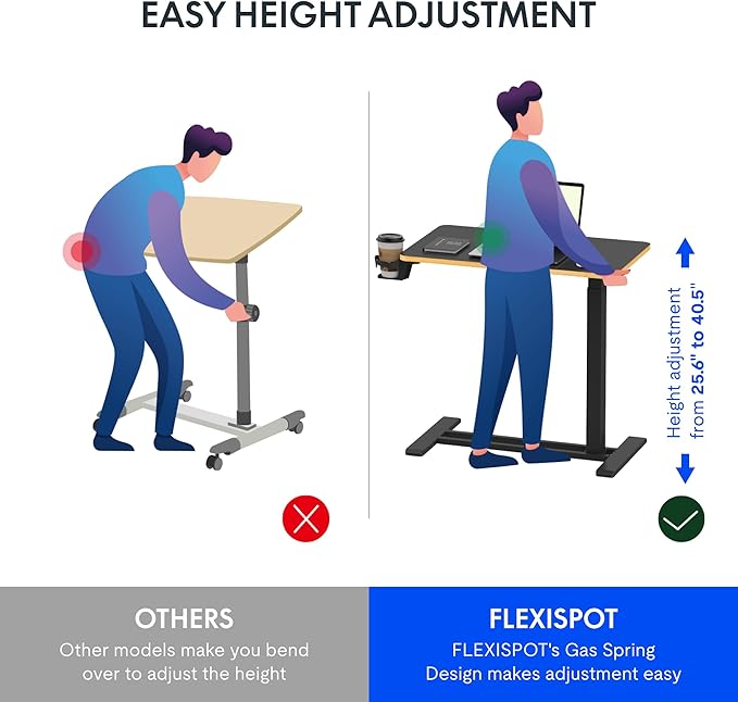 FLEXISPOT Mobile Standing Desk