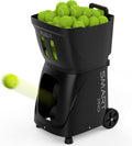 PUSUN｜PT-Smart Pro Internal Oscillation Tennis Ball Machine: App with 12 Built-in Training Modes, 28-Pt Custom Drills,75MPH, 5H,32.6lb Portable for Tennis & Padel,Training, Practice,Beginners to Pros