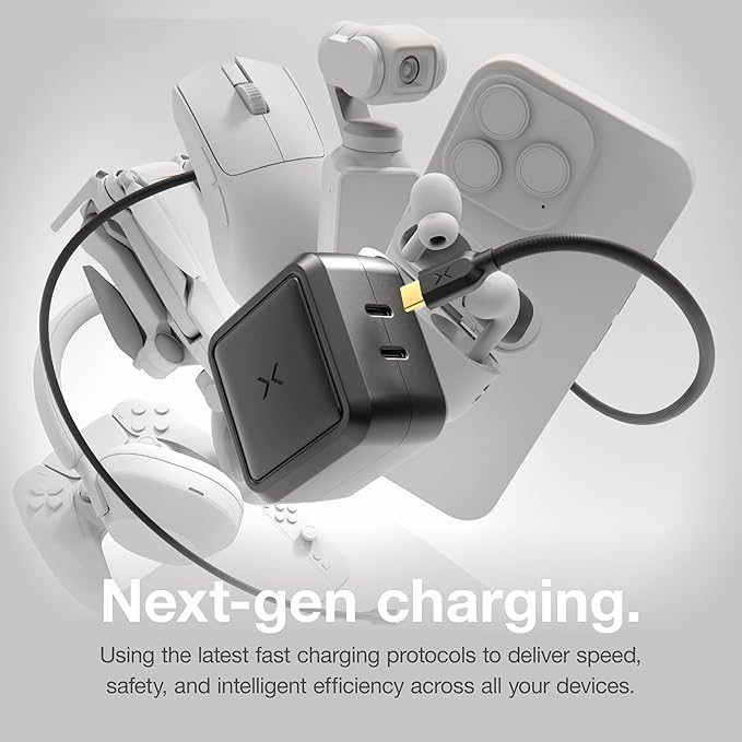 NOCO XGrid X65: 65W USB-C Charger – Dual Port GaN Power Adapter