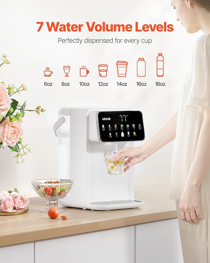VEVOR Instant Hot Water Dispenser, Countertop Boiling Water Dispenser
