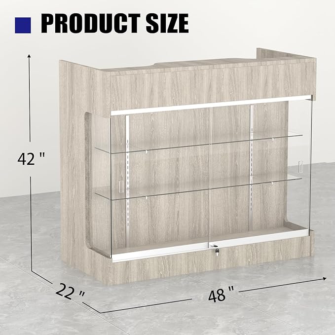 48" W x 22" D x 42" H