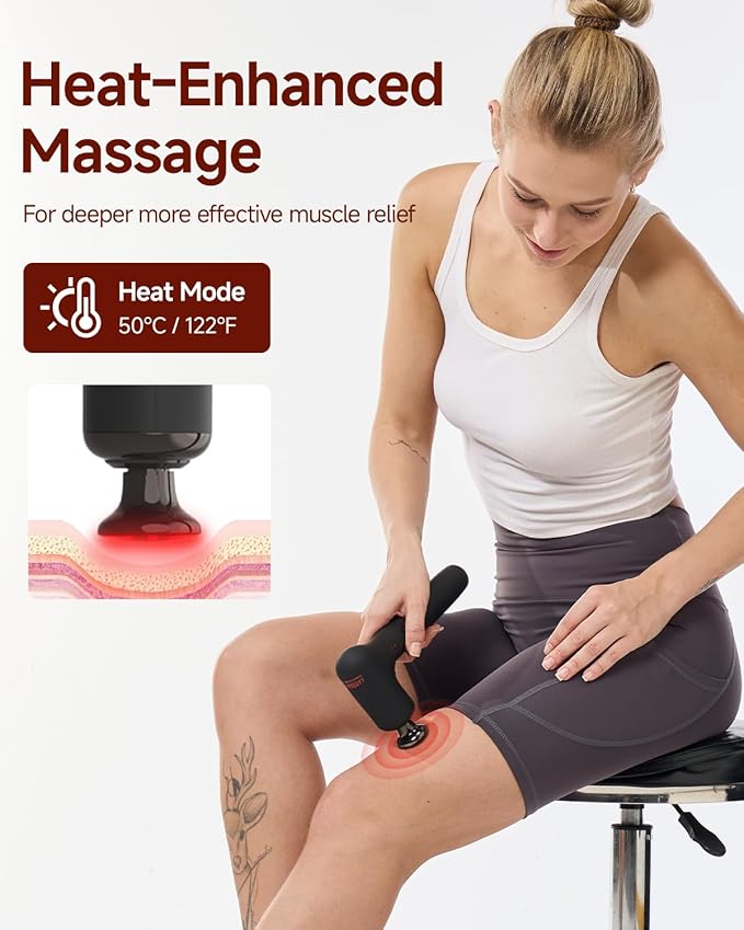 CAREKING Upgraded 2-in-1 Massage Gun