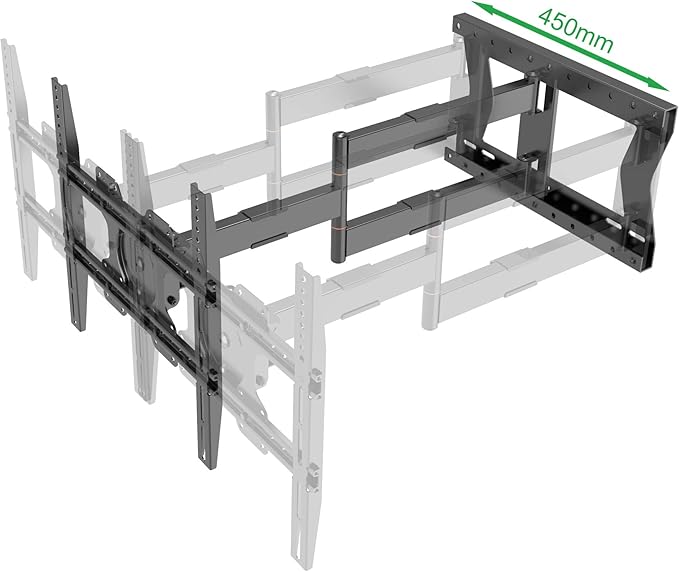 Physix 2080 Long Arm TV Wall Mount